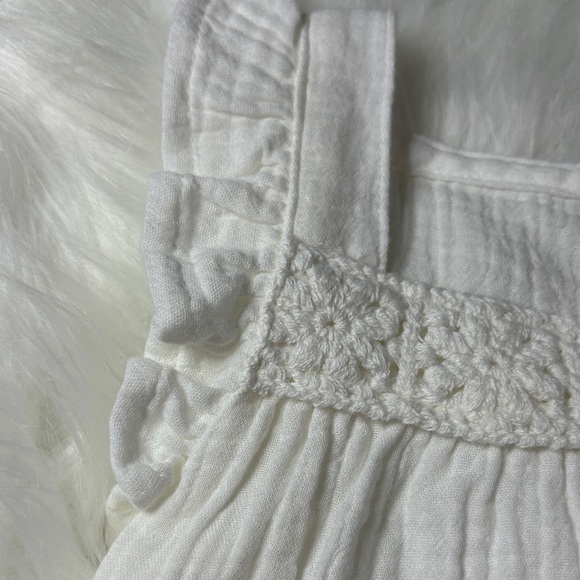 OshKosh B'gosh Cream Ruffle Dress - Picture 3 of 6